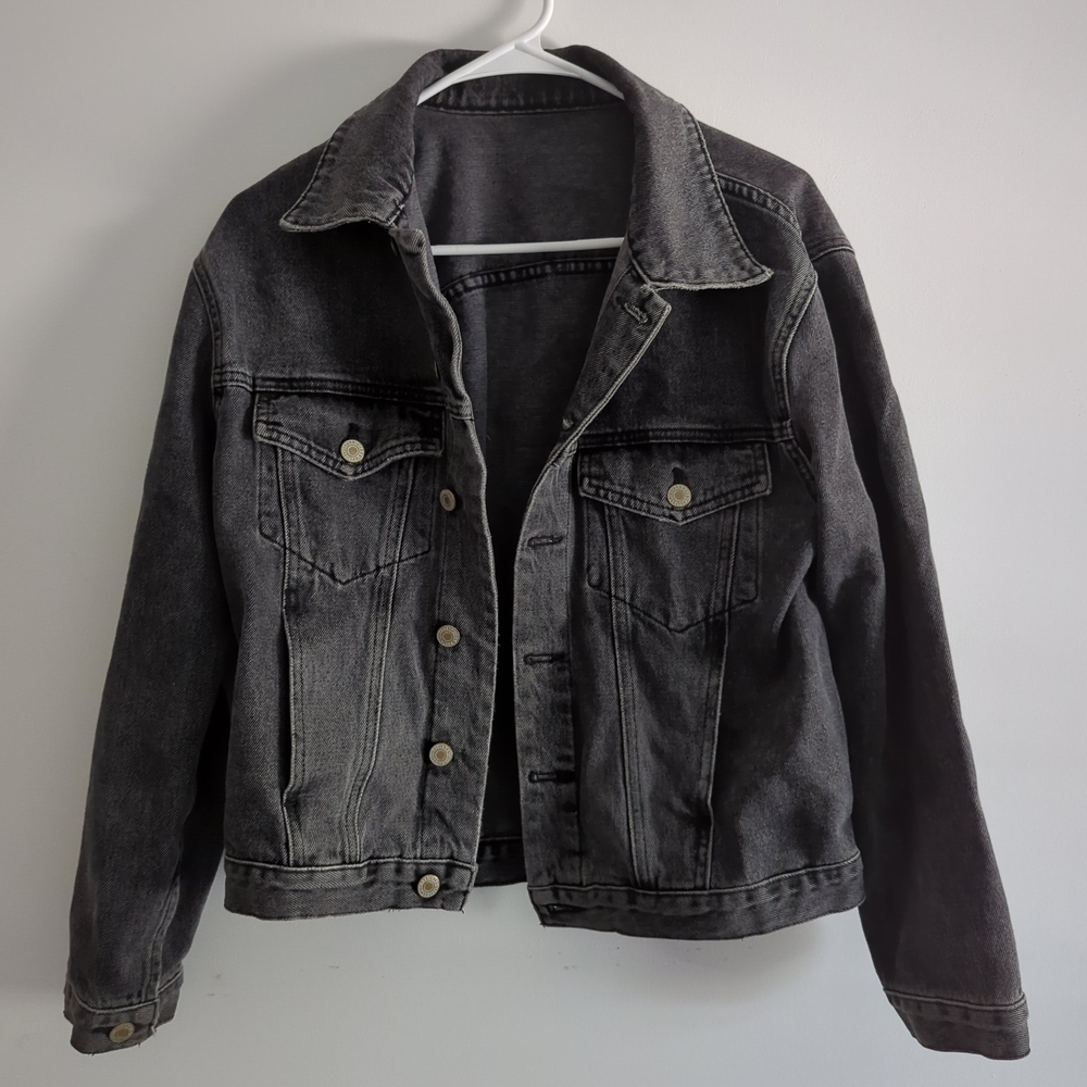 Stylish Black Corduroy Jacket